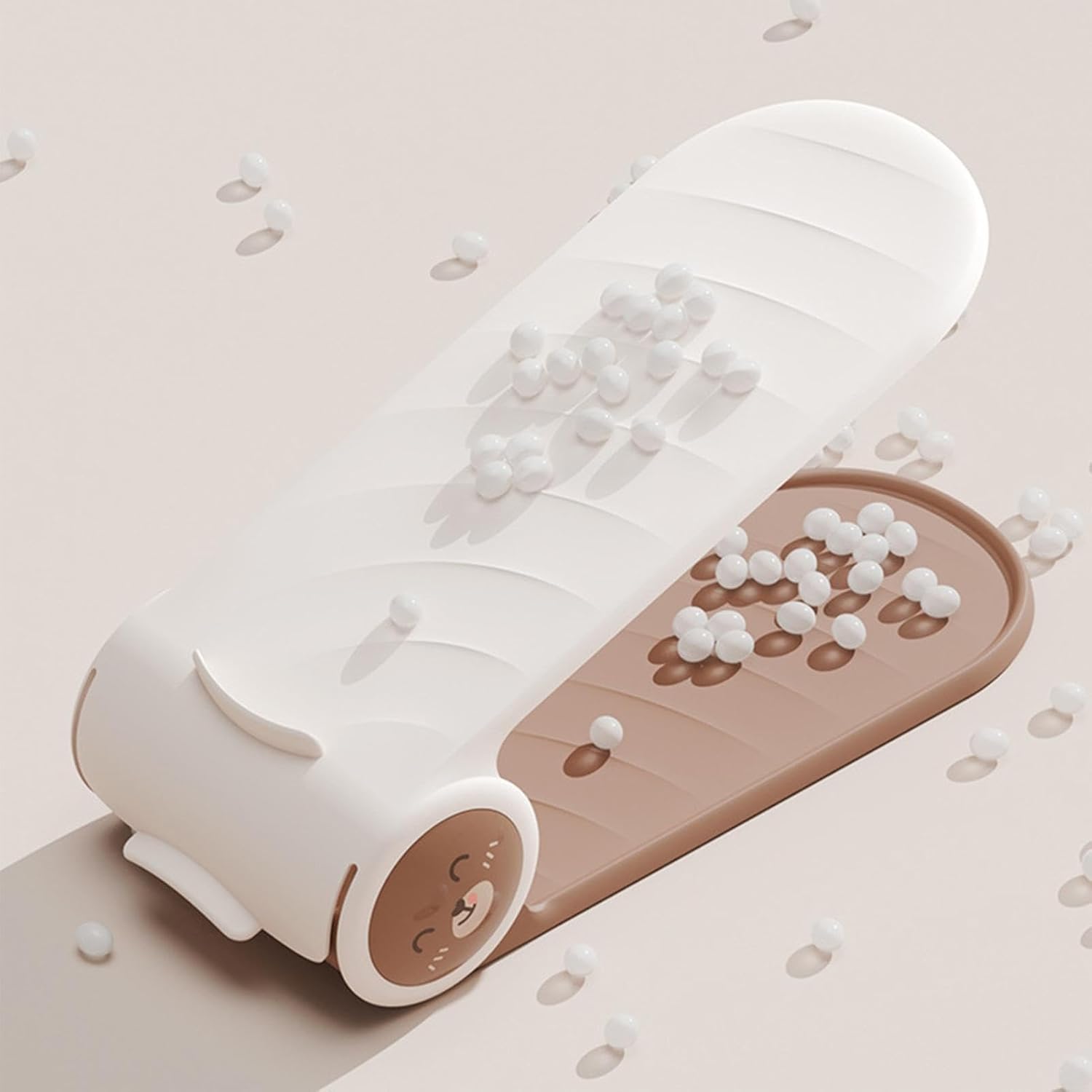 Cute Bear Design Double-Layer Shoe Slot Organizer – Space-Saving Adjustable Shoe Rack with Non-Slip Surface for Sneakers, Flats, Sandals, and Heels